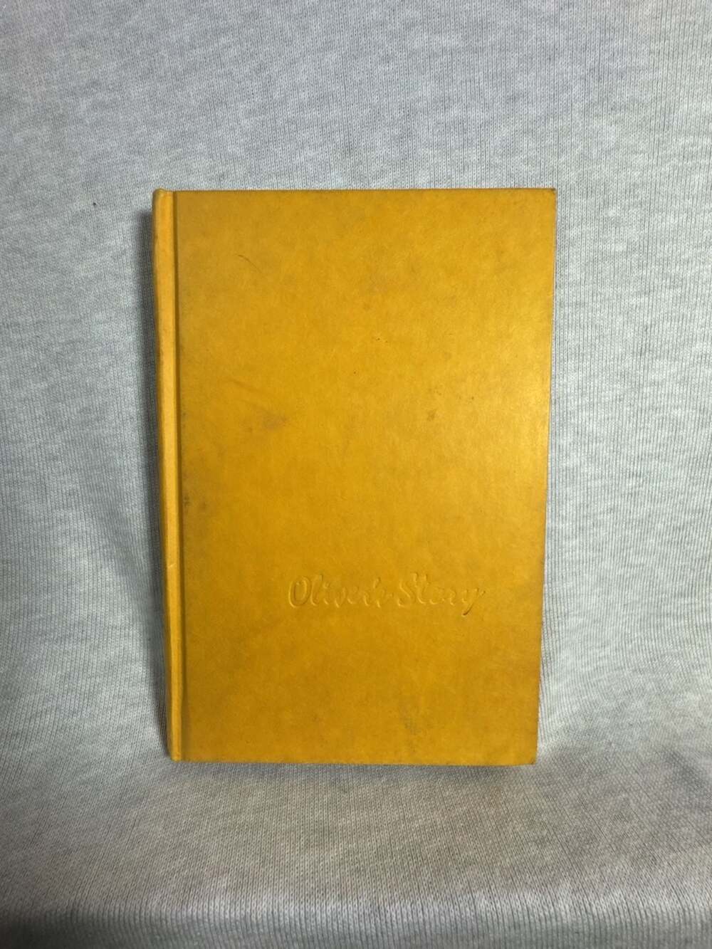 Harper & Row Oliver's Story By Erich Segal Hardcover Book Yellow